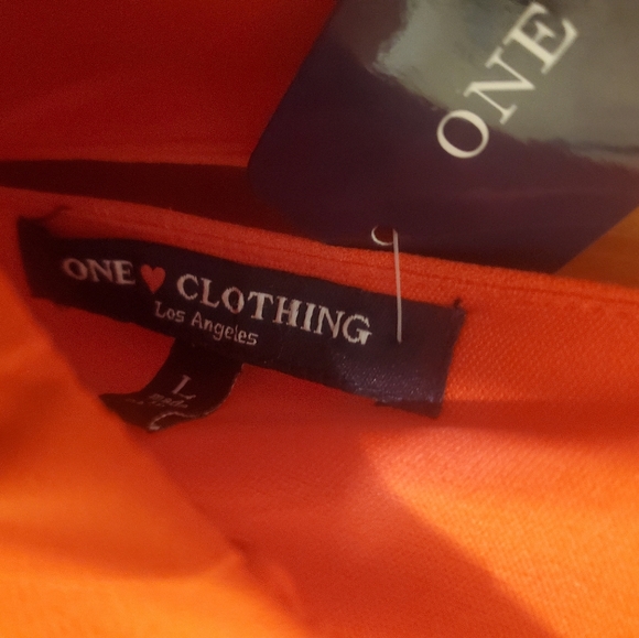NWT One Clothing Orange Dress size Large - Picture 7 of 8